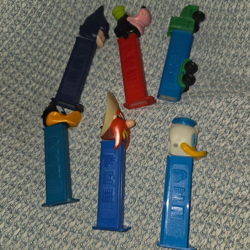 Vintage 90s PEZ Dispenser Bundle - Lot of 6 Cartoon Classics Y2K kidcore